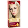 Vopsea de Păr, Aroma Color, Platinum Blond, Acoperire 100% Fire Gri, Capacitate 45ml, Ulei de Macadamia, Oem