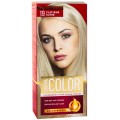Vopsea de Păr, Aroma Color, Platinum Blond, Acoperire 100% Fire Gri, Capacitate 45ml, Ulei de Macadamia