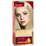 Vopsea de Păr, Aroma Color, Platinum Blond, Acoperire 100% Fire Gri, Capacitate 45ml, Ulei de Macadamia, Oem