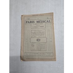PARIS M&Eacute;DICAL - Le Profesor A. GILBERT - nr. 3/1916