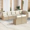 vidaXL Set de canapele pentru grădină 8 pcs Bej Rattan poli 3346771