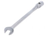Cheie Plată-Tubulară cu Articulaţie Oţel Crom-Vanadium 18 mm