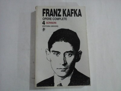 OPERE COMPLETE - FRANZ KAFKA - volumul 4 foto