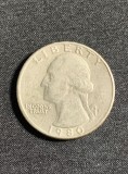 Moneda quarter dollar 1980 USA