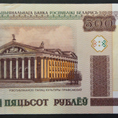 Bancnota 500 RUBLE - BELARUS, anul 2000 *cod 655 = UNC!