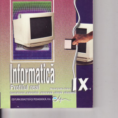 Manual de informatica -clasa a IX-a profilul real - M.Milosescu