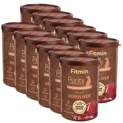 Fitmin Purity Adult Beef / Liver 12 x 400 g foto