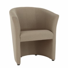 Fotoliu tapiterie textil bej Cuba 65x60x77 cm