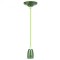 Pendul tavan portelan soclu E27 - verde