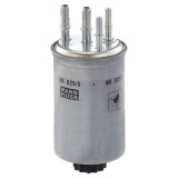 Filtru combustibil Mann Jaguar S-Type II XF I XJ, filtru conducta, 186x86mm, diametru 10/8mm