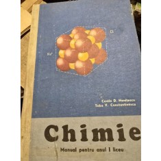 Chimie, manual pentru anul I de liceu - Costin D. Nenitescu, Take V. Constantinescu
