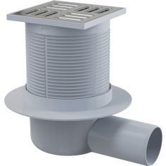 Racord de burlan 300&times;155/110 mm clapetă şi coş de colectare