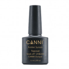 Top coat Soak-off UV/LED Canni, 7.3 ml, Rubber System foto