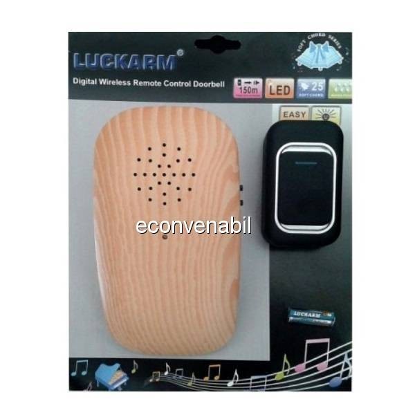 Sonerie Wireless LED 220V Luckarm 3907 Sonerie Wireless LED 220V Luckarm 3907