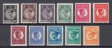 ROMANIA 1930 LP 86 REGELE CAROL II FILIGRAN P.T.T. GUMA ORIGINALA SERIE SARNIERA