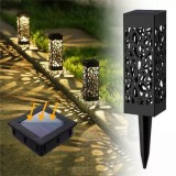 Set 8 bucati lampa solara cu fixare in pamant