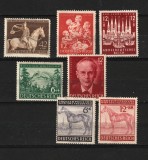 Germania, Reich, 1943 | Lot 5 serii compl. - Echitaţie, Social | MH / MLH | aph, Fauna, Nestampilat