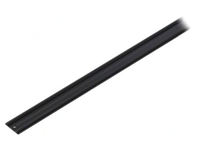 Profil Aluminiu Negru pentru Module LED 1m ARC12 de Suprafață foto