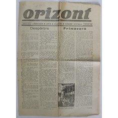 ORIZONT, REVISTA DE LITERATURA , ARTA , CULTURA , GANDIRE SOCIALA , ANUL I , NR. 22 , 1 OCT. 1945