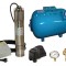 Kit complet sistem hidrofor, pompa submersibila SUMOTO ONKM150/100, rezervor de 100 litri cu manometru, presostat, racord 5 cai, manometru, SM0071/100