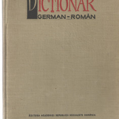 Dictionar German-Roman Ed. Academiei RSR, 1966, 140 000 cuvinte, cartonata