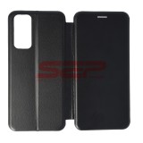 Husa Flip Round Neagra Huawei P Smart 2021 - Protectie Premium