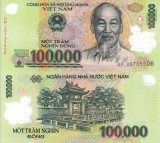 Bancnota Vietnam 100.000 Dong Polymer UNC, Necirculata
