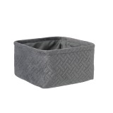 Cumpara ieftin Cos depozitare textil gri Averill 20x20x11 cm