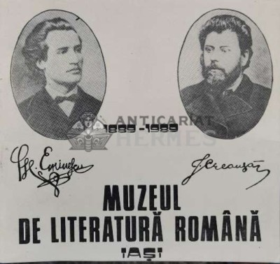Muzeul de literatura romana. 1889-1989 - 1989 ($B100) foto