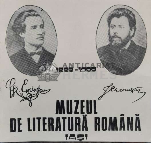 Muzeul de literatura romana. 1889-1989 - 1989 ($B100)