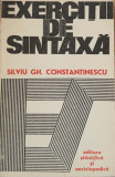 EXERCIȚII DE SINTAXĂ - SILVIU GH. CONSTANTINESCU