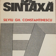 EXERCIȚII DE SINTAXĂ - SILVIU GH. CONSTANTINESCU