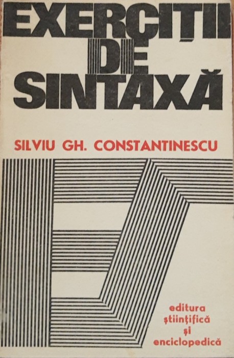 EXERCITII DE SINTAXA - SILVIU GH. CONSTANTINESCU
