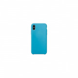 Husa Compatibila cu Apple iPhone XS Max - Iberry Silicon Soft Albastru Deschis, Carcasa