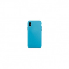 Husa Compatibila cu Apple iPhone XS Max - Iberry Silicon Soft Albastru Deschis