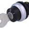 Comutator Rotativ cu Cheie 22mm Negru