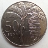 Moneda 50 Sene 2002 AUNC. Samoa