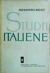 Alexandru Balaci - Studii italiene, volumul 3