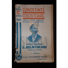 DIMITRIU I. G. &quot;POETUL NEAMULUI, D. BOLINTINEANU&quot;