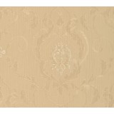 Tapet clasic, baroc, crem, auriu, dormitor,47612