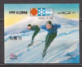 UMM AL QIWAIN SPORT J.O. DE IARNA 1972 3D ( nedantelat ) MNH