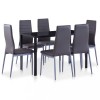 Gossi set mobilier de bucatarie, 7 piese, gri