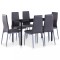 Gossi set mobilier de bucatarie, 7 piese, gri