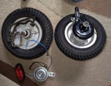 LOT PIESE TROTINETA ELECTRICA ROTI , MOTOR , CLAXON, LANT, FURCA...