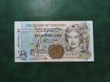 GUERNSEY 5 DOLARI 1996 UNC