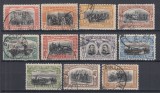 ROMANIA 1906 LP 62 CAROL I -40 ANI DE DOMNIE INCLUSIV EROARE CULOARE STAMPILATA