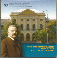 ROMANIA SET MONETARIE 2008 100 ANI MUZEUL de ISTORIE NATURALA GRIGORE ANTIPA foto