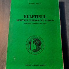 Buletinul societatii numismatice romane 1986 1991