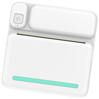 Mini imprimanta termica portabila, bluetooth, compatibila IOS, Android, foto
