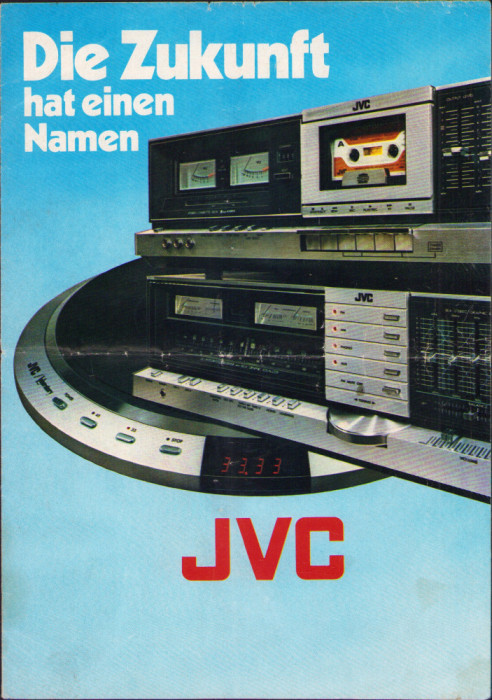 HST A2181 Reclamă JVC Germania Federală anii 1980